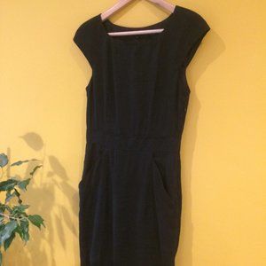 Theory sleeveless midi dress